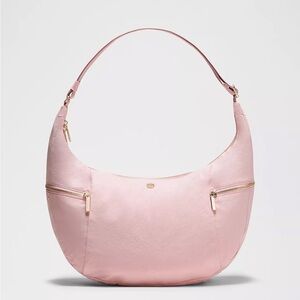 Lululemon Large Slouchy Sling Bag 13L Metal Hardware- Pink Haze